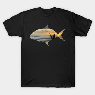 Florida pompano surf fishing T-Shirt